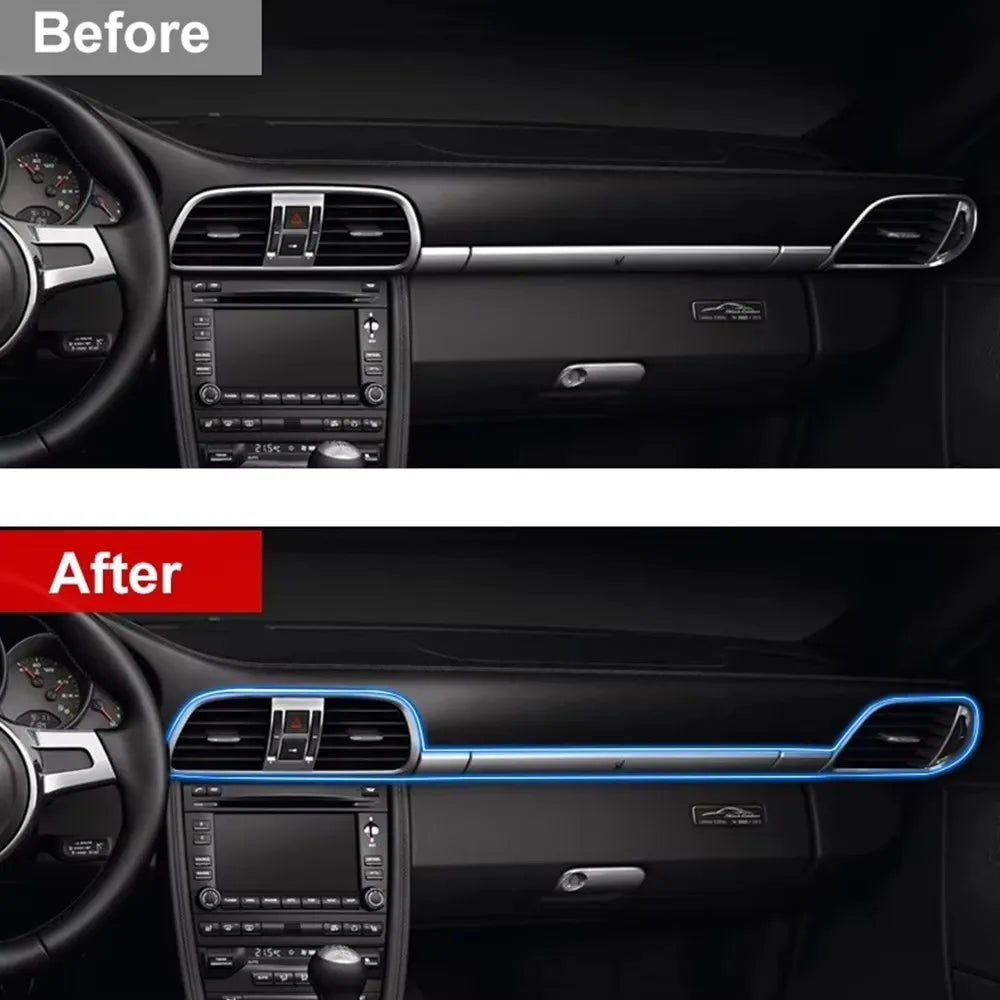 Car Interior Decorative Light 2.5mm Fiber Optic Cable LED Gu