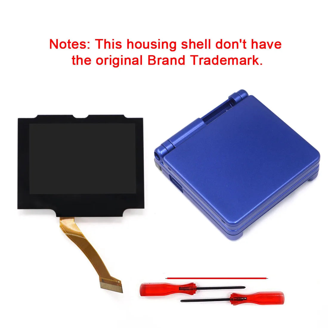 HISPEEDIDO Pre-Laminated IPS 3.0 inch V5 Real Drop in Screen For GBA SP LCD Replacement Kits Build in OSD Menu Easy to Install