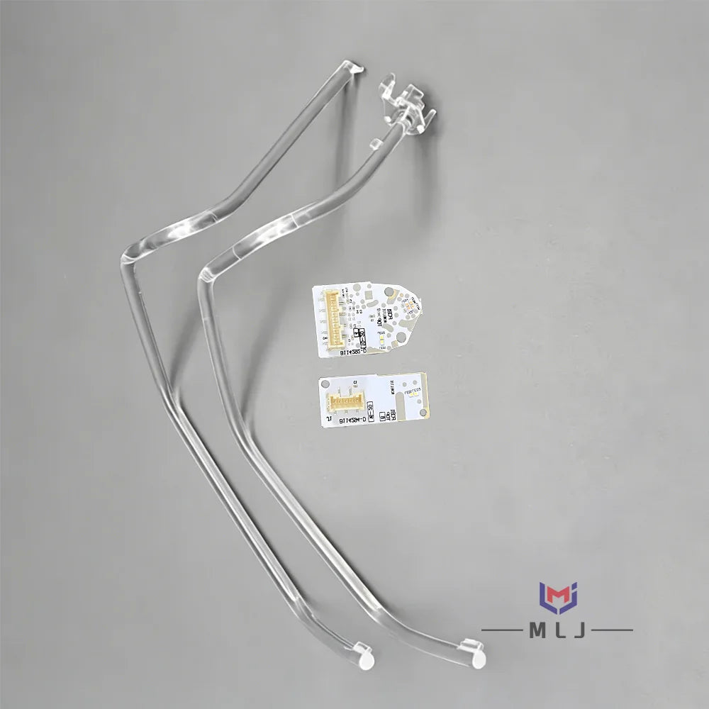 DRL Strip Light Guide Plate Tube White LED Angel Eye Board For BMW X1 F49 2020-2023 Daytime Running Light