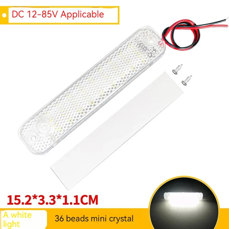 2pcs Car Reading Light LED Trunk Light Car Ceiling Indoor In