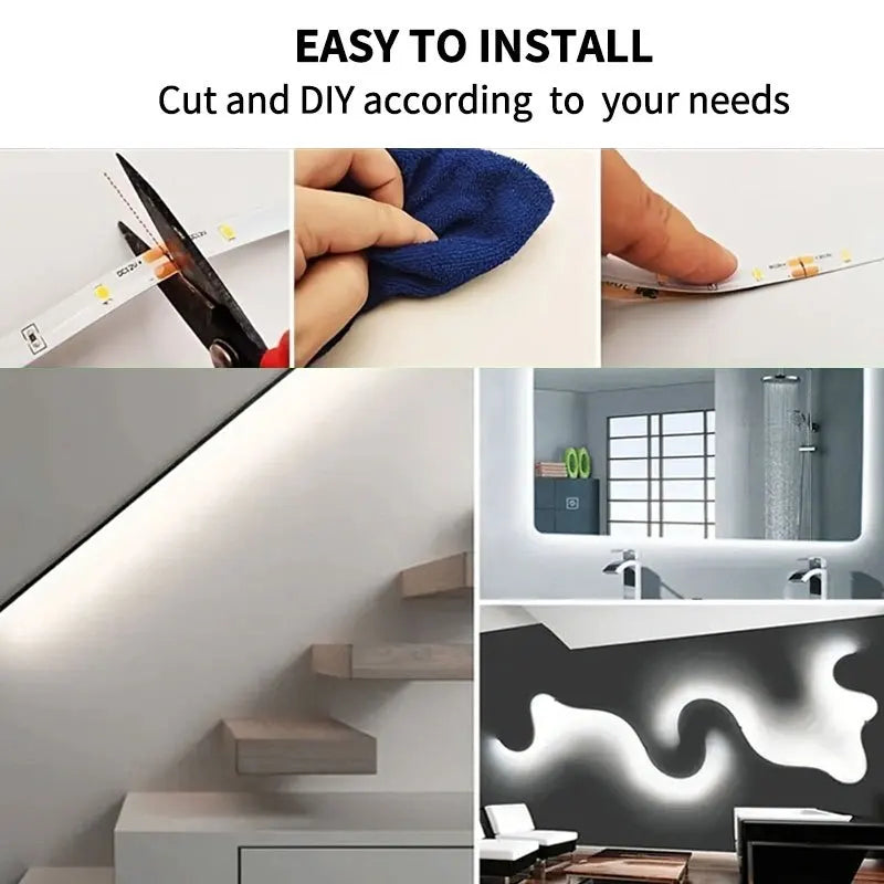 USB 2835 LED Light Strip High Brightness Cuttable Flexible E