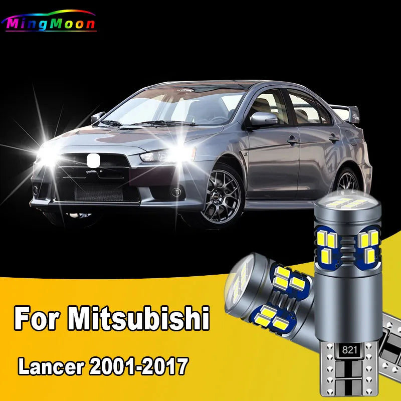 2Pcs T10 Car LED Bulbs Parking Lamp For Mitsubishi Lancer 20