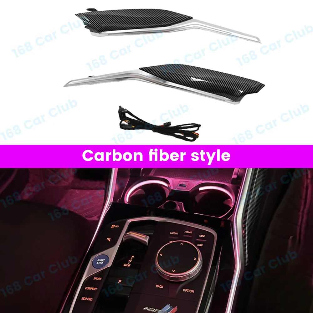 11 Colours Ambient Light Refit For BMW New 3/4 Series G20 G22 M3 M4 LED Decorative Lights In The Car Center Console Saddle Light