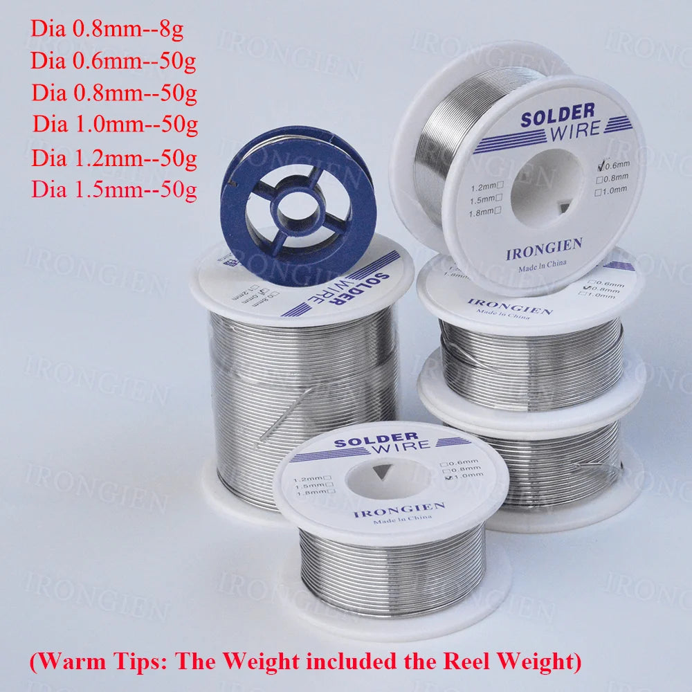 Irongien High Purity Soldering Wire 8g50g/Roll Mixed Tin Ros