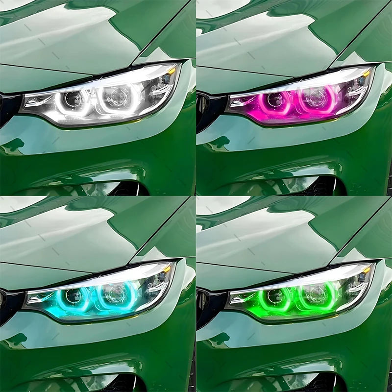 Angel Eyes DRL For 18-20 BMW M3 M4 CSL 4 Series F80 F82 F83 F32 F36 F33 LCI Red Blue Amber for BMW F36 F80