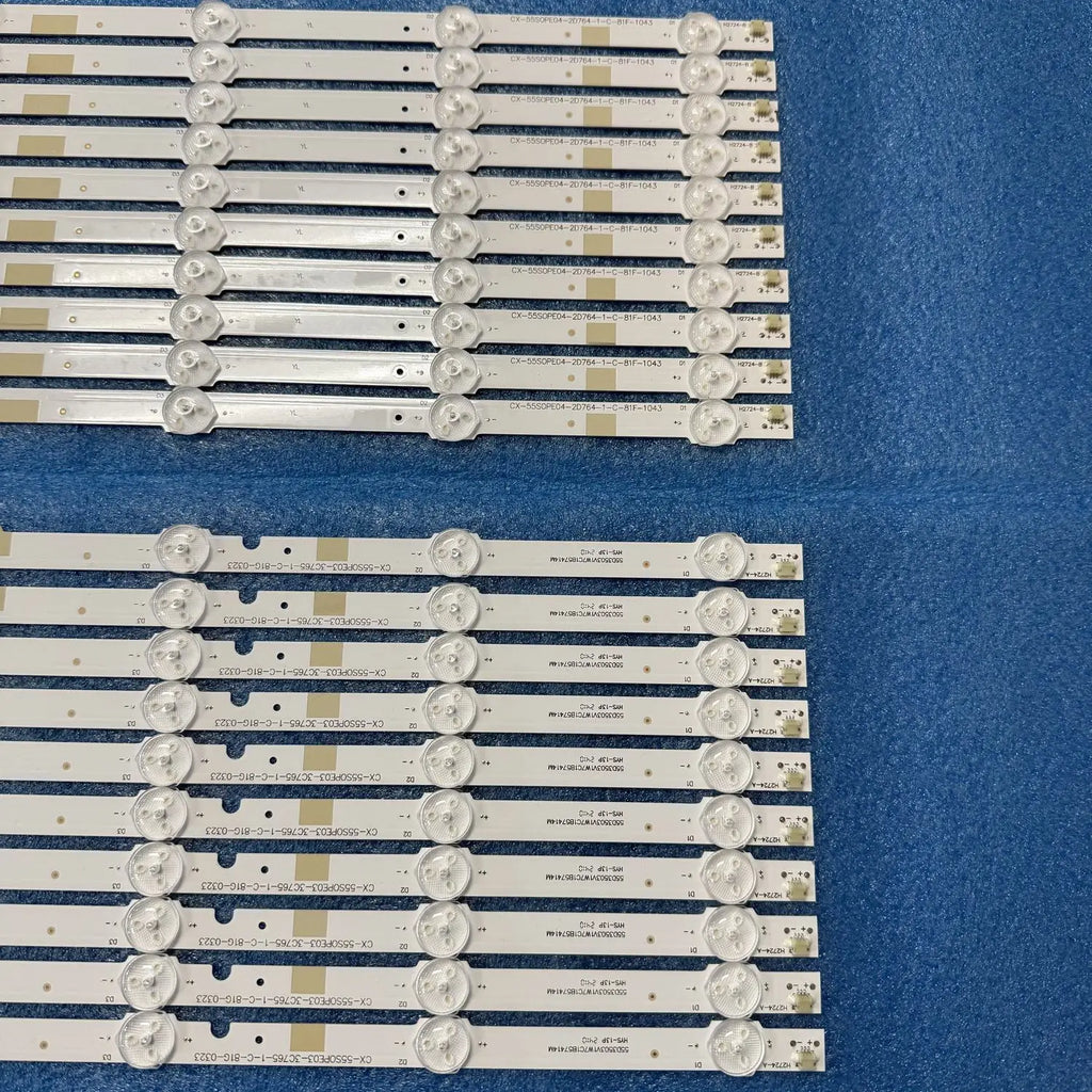 LED Backlight Strip for 1set LED Backlight Strip Bar For Makvision MT55W-887F3-B MT55W-887F3-B1 MT55W-867A2