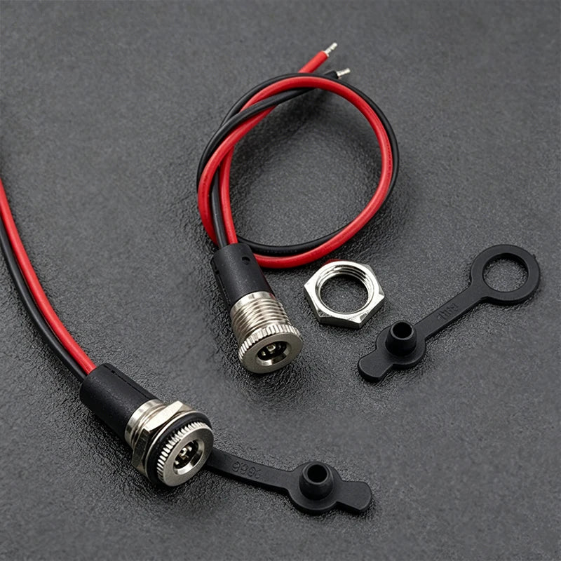 1Set Waterproof C-022B DC-022X DC-099 D5.5 2.1mm/2.5mm DC Po