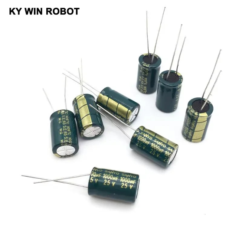 10V 16V 25V 35V 50V 400V High Frequency Low ESR Aluminum Cap