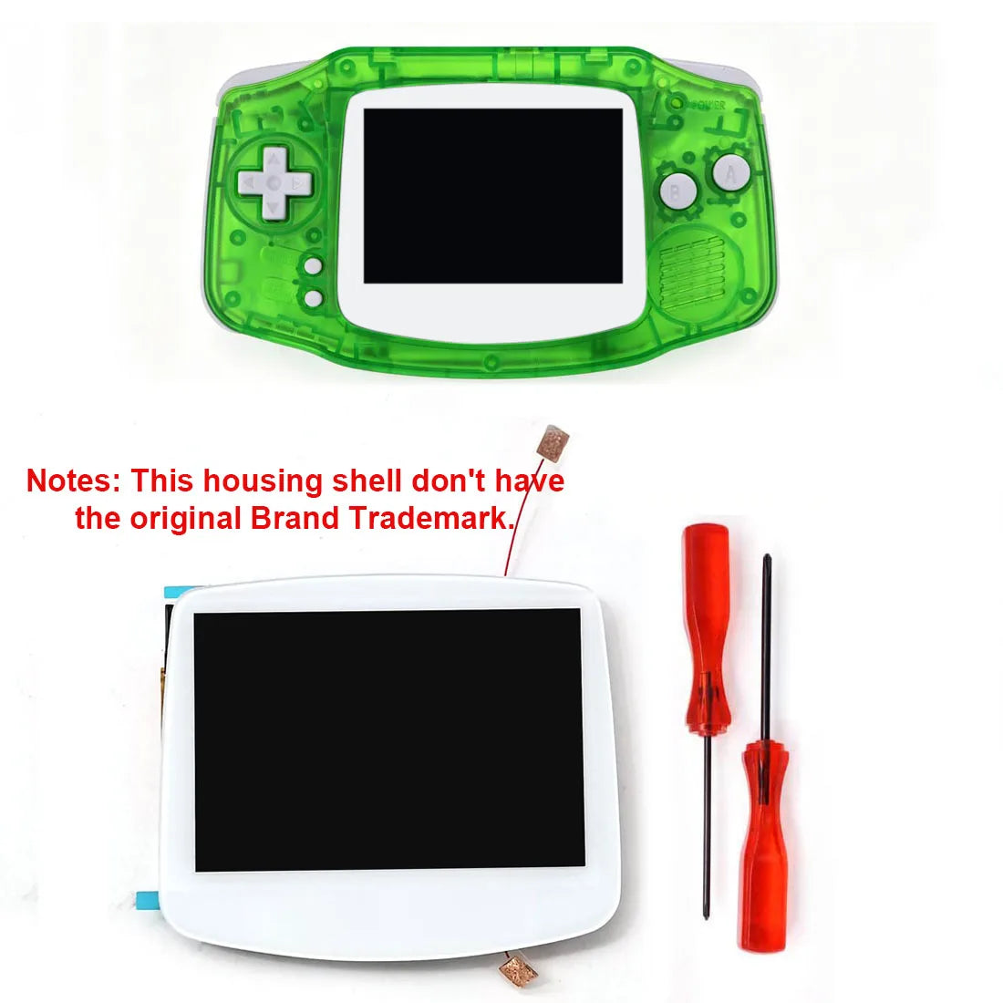 HISPEEDIDO Pre-Laminated V5 HD 720x480 Drop-in Screen For GBA V5 IPS LCD Kits Replacement Desaturation Retro Pixel OSD FRM