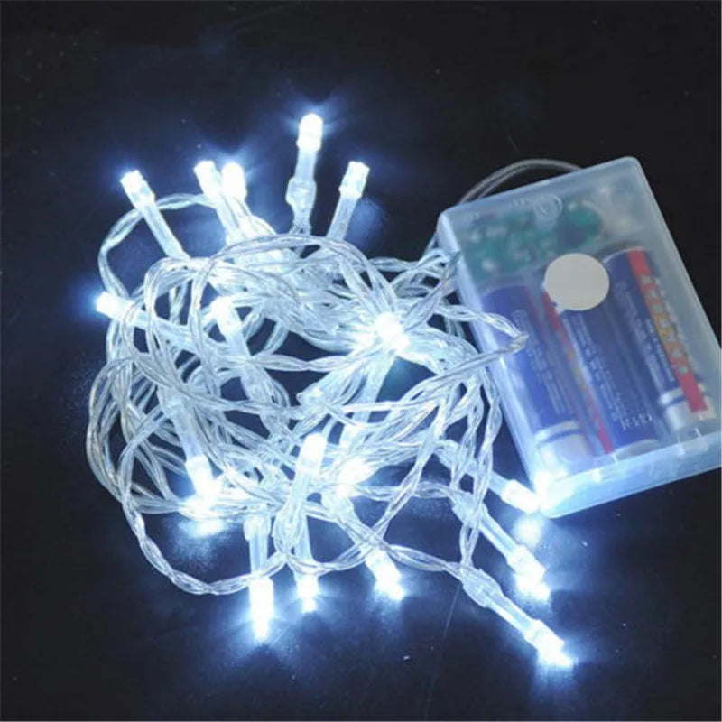 3M 6M 10M LED String Lights 3 AA Battery Operated Waterproof