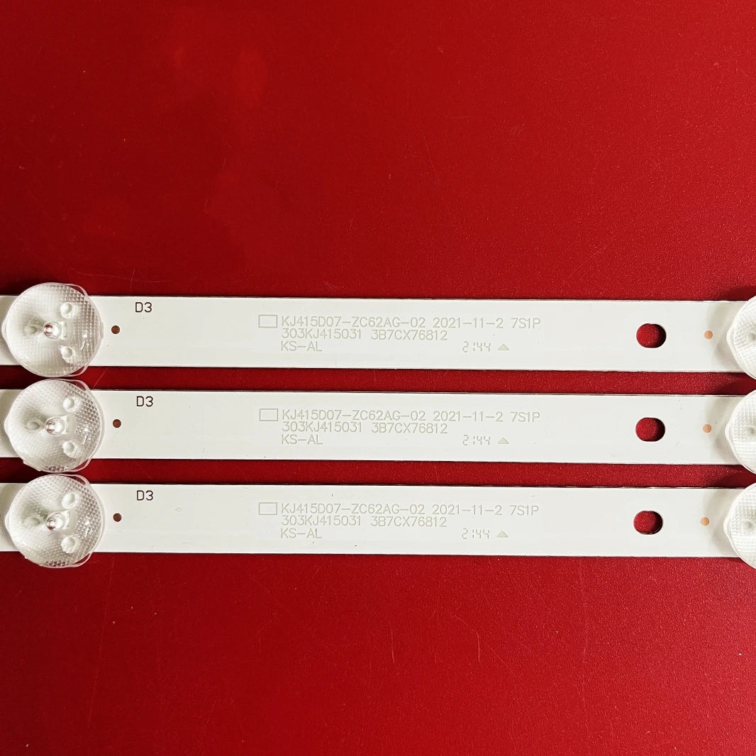 LED Backlight Strip for 3pcs led backlight for KJ415D07-ZC62AG-02 303KJ415031 765mm 7Led 3V Blackton Bt