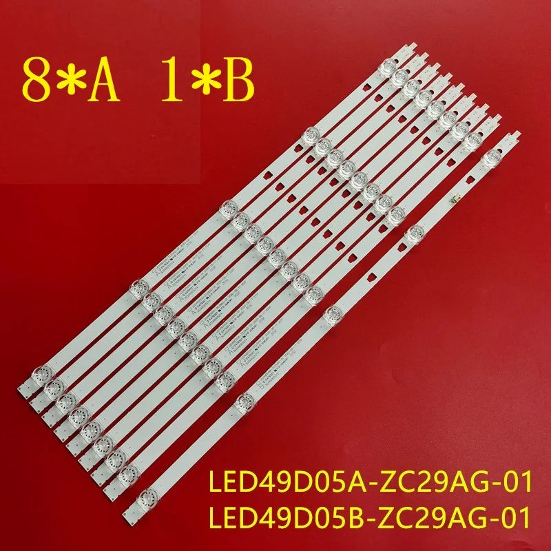 LED Backlight Strip for LED49D05A-ZC23AG-03 LS50A51 U50H3 LED49D05B-ZC29AG-01 08 11 V500DJ6-QE1 50C61
