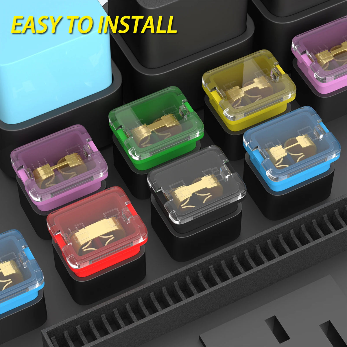 10PCS Versatile Automotive Fuse Assortment Low Profile Box S