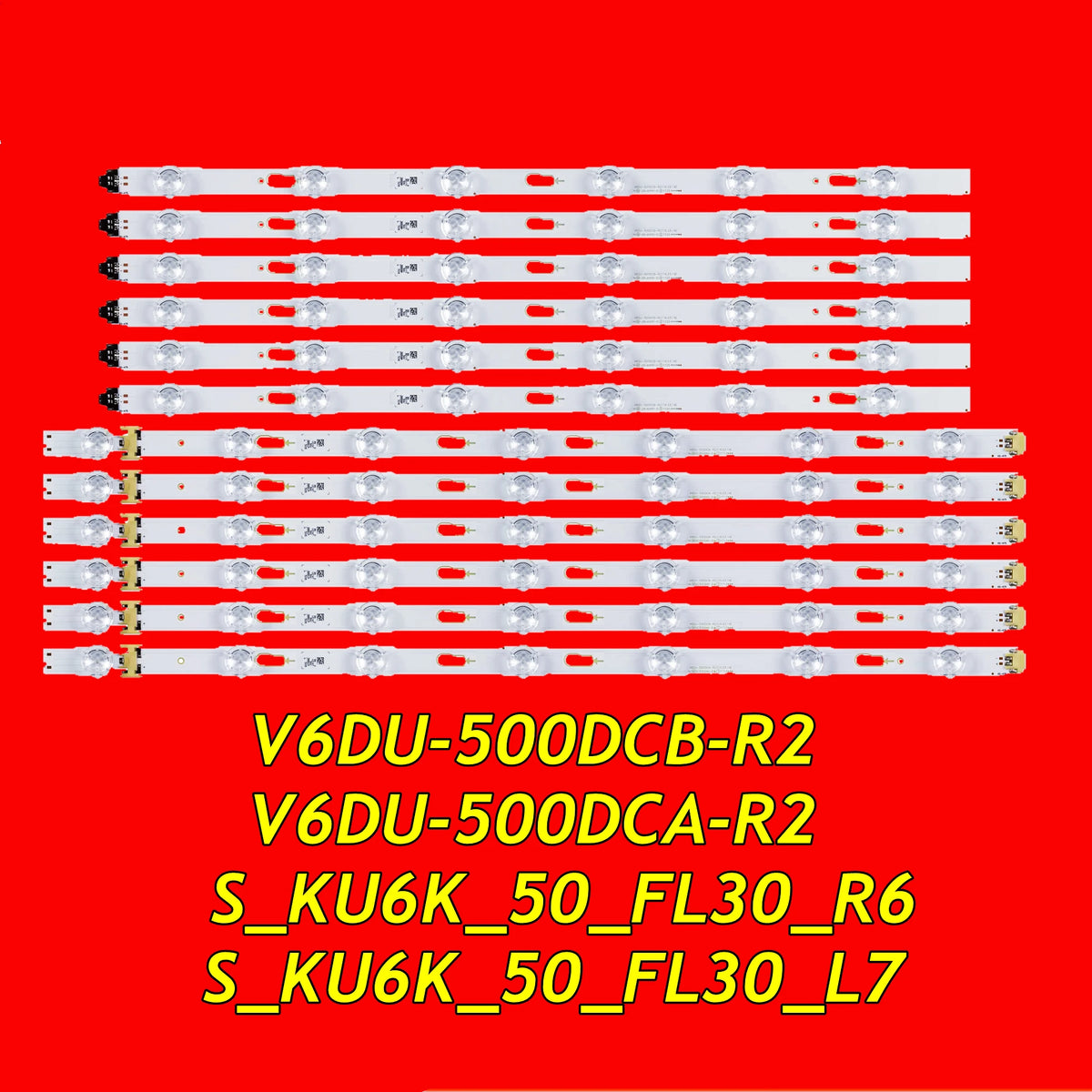 LED TV Backlight Strip for UE50KU6000K UE50KU7000U UE50MU6100K UE50MU7000U UE50KU6020W UE50KU6070U