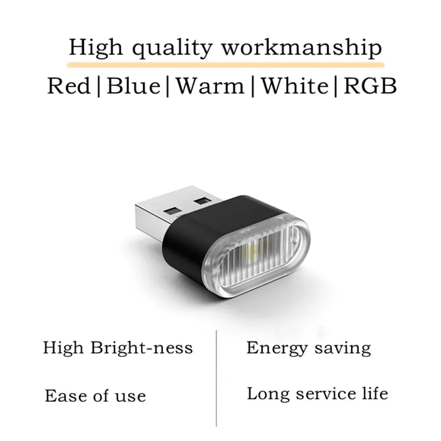 Mini USB Light LED USB Night Light 5 Styles Modeling Car Amb
