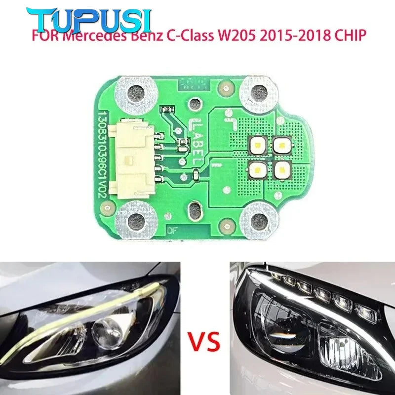 Headlights DRL Chip Ballast Chip Circuit Board Light Source Board Chip for Mercedes W205 2015-2018
