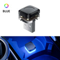 1/2X Car USB Mini LED Interior Atmosphere Light Plug Play Universal Auto LED Lighting Reading Lamp Decorations Laptop Decorative