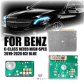 Headlight Modified Parts Ice Blue Angel Eyes DRL LED Chip Board For Mercedes-Benz C-Class W205 High Spec 2019