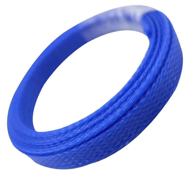 PET Expandable Cable Sleeve 3/4/6/8/10/12/14mm Tight Braided High Density Hardness Insulated Line Protection Wire Wrap Sheath