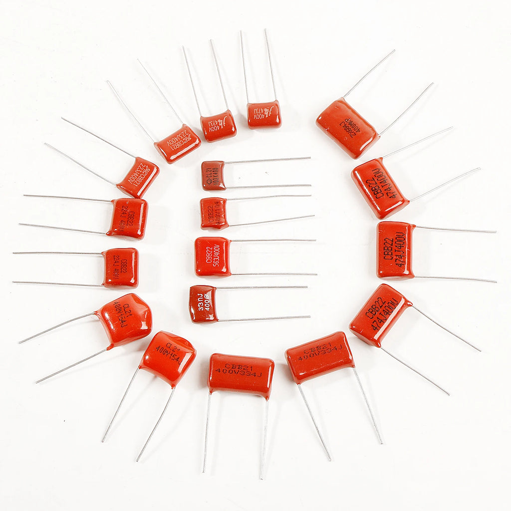 240pcs CBB Capacitor Assortment Kit Metallized Polypropylene