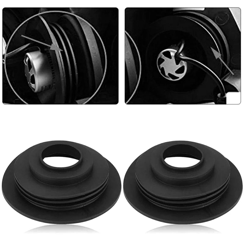 Soft Rubber Dust Cover For Car Auto Headlight Universal LED 