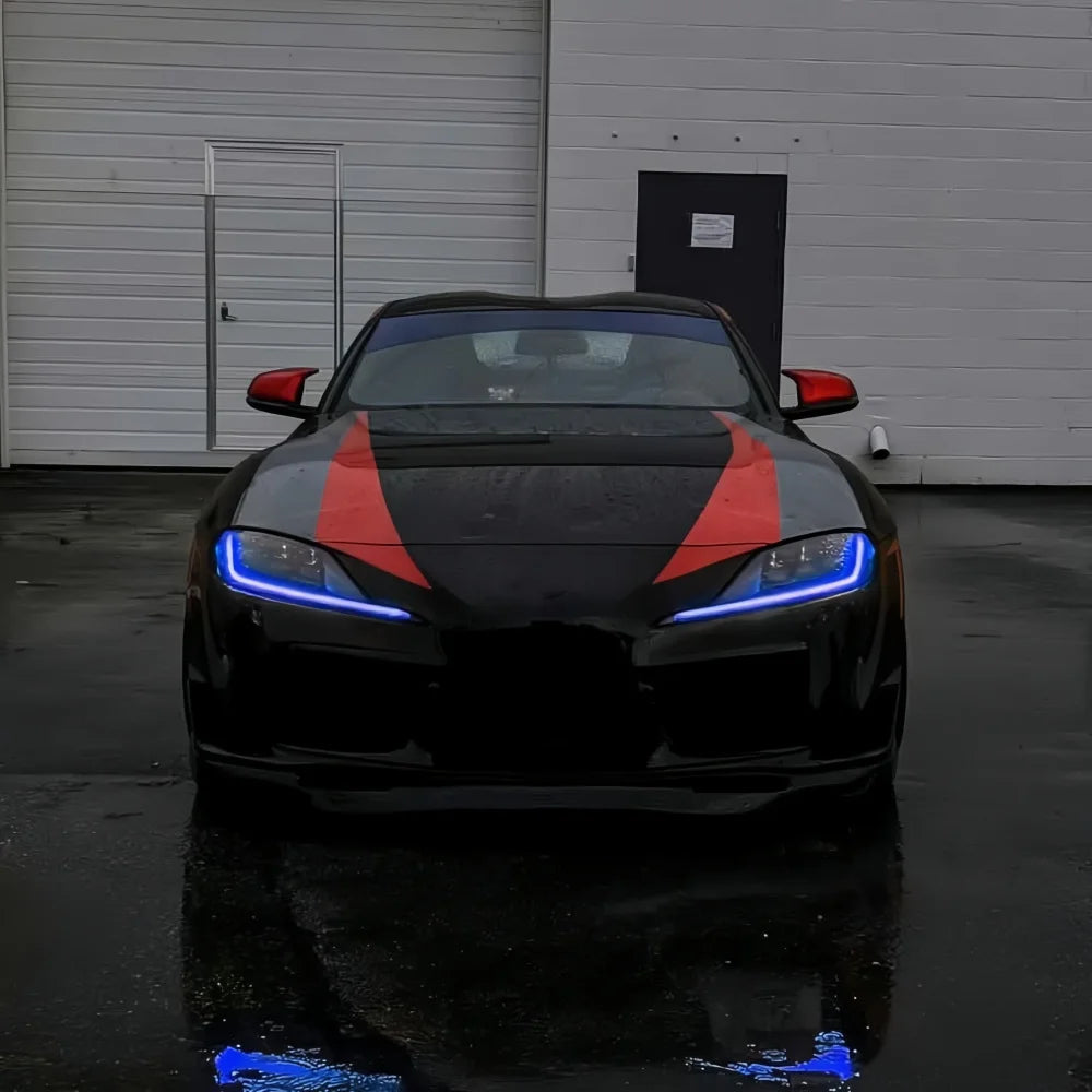 Angel Eyes DRL LED Boards Daylight Refit Daytime Running Light Yellow Blue Red Amber For Toyota GR Supra A90