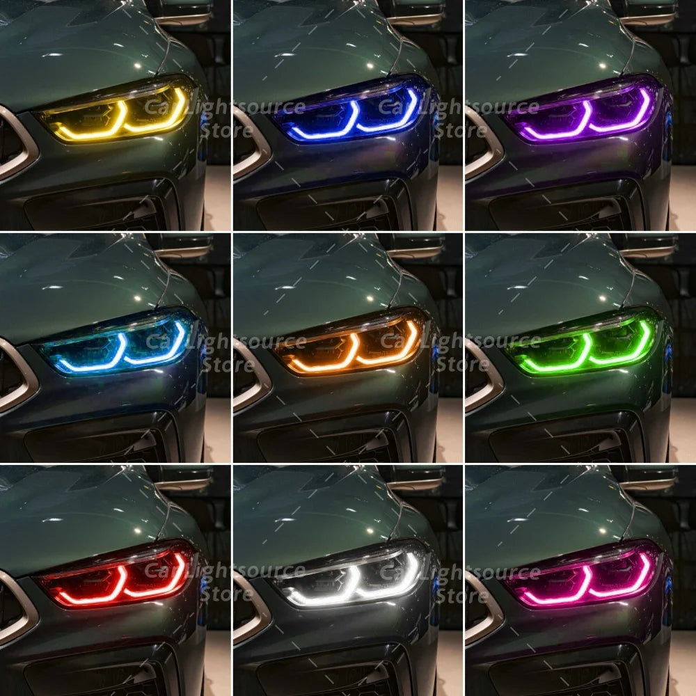 Angel Eye LED DRL Module Blue Red For 19-22 BMW M8 F91 F92 F93 8 series G14 G15 G16 Daytime Running Light CSL