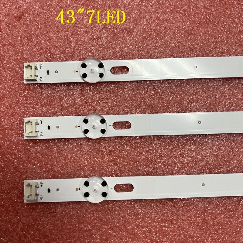 3pcs LED Backlight Strip for TV 43UK6300PLB 43UJ634V 43LJ61_