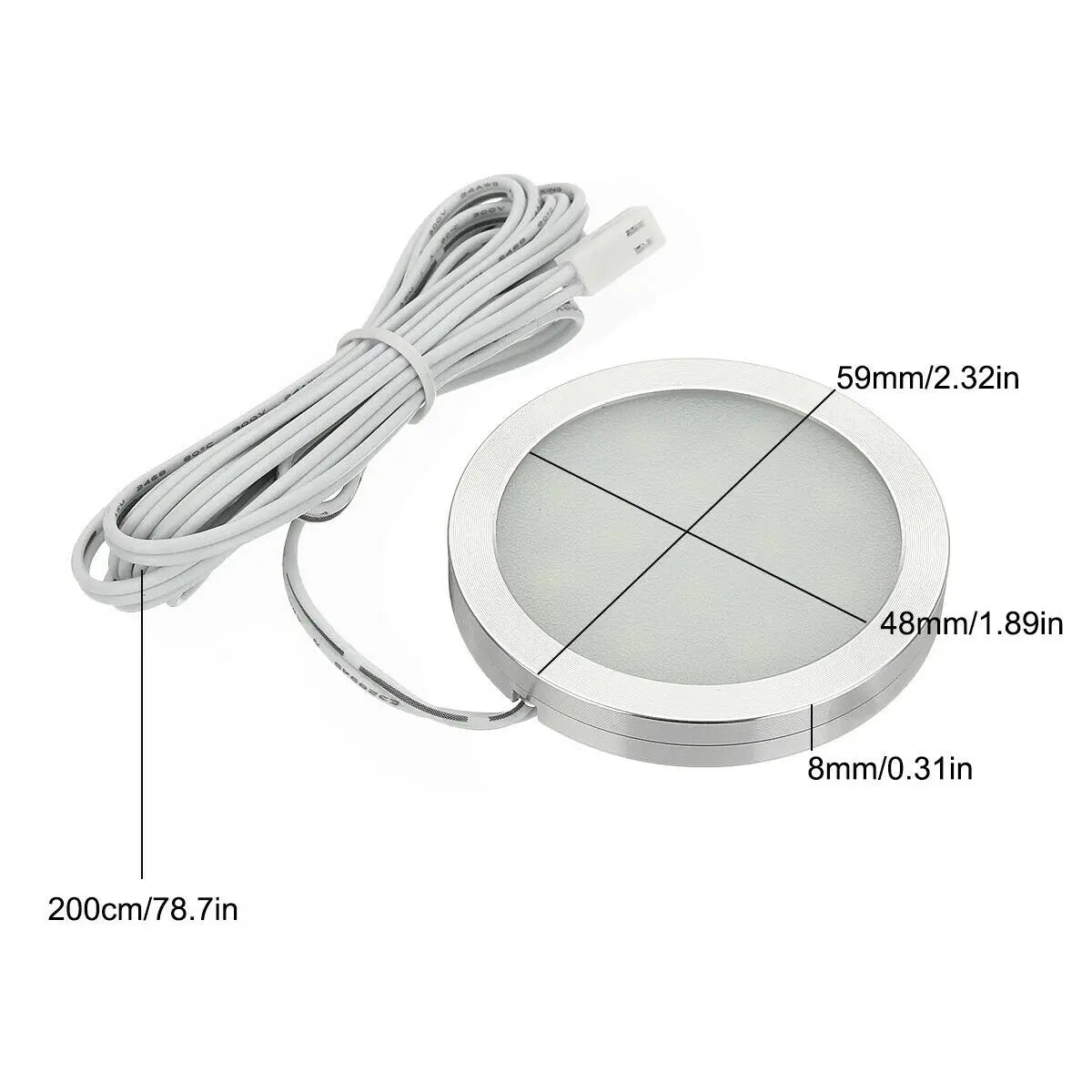4PCS Interior RV Light Camper Lighting Caravan 220v LED Indo