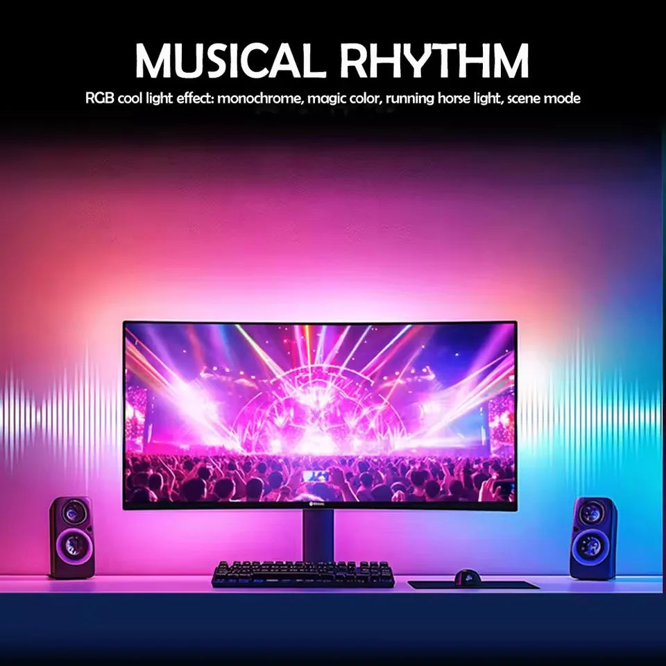 Smart Gaming LED Strip Lights 24-34 Inch Computer Screen Bac