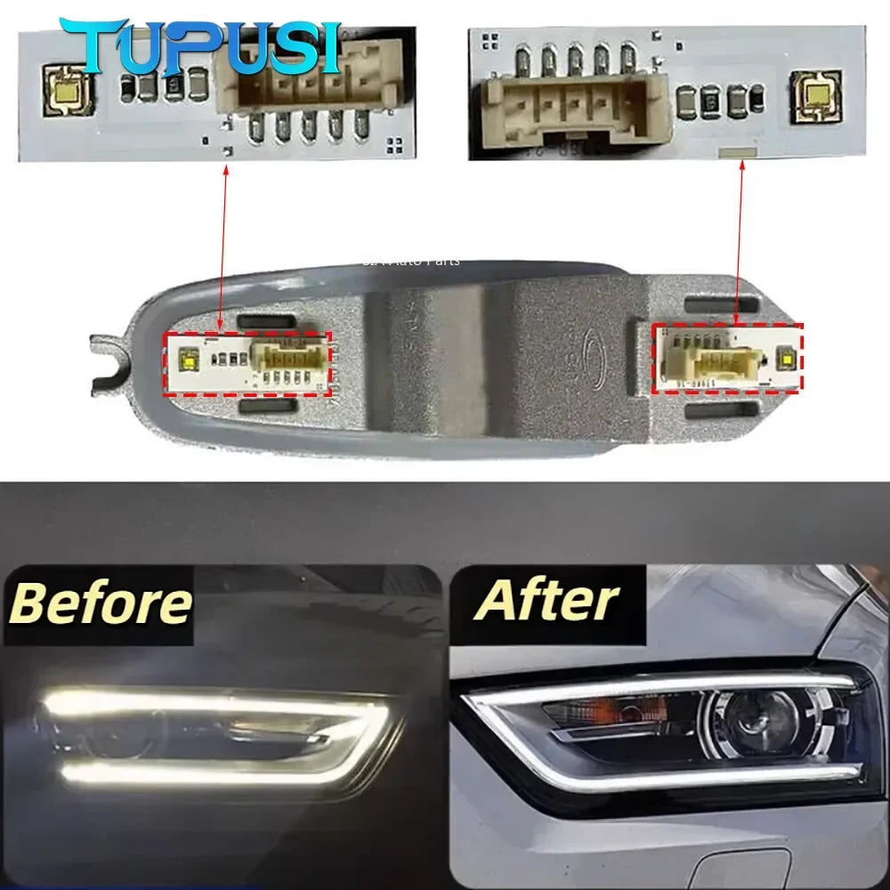 DRL Boards For AUDI Q3 2012 2013 2014 2015 Pre-FaceLift LED Xenon Headlight 8U0941475A Left Right