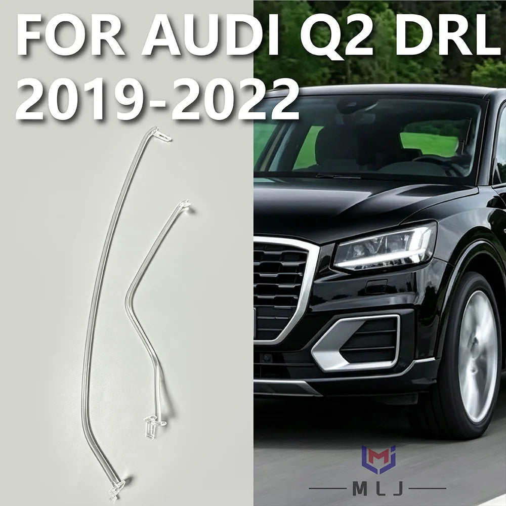 Angel Eye LED DRL Light Guide Strip Tube Daytime Running Light Replacement Front Headlamp Suitable For Audi