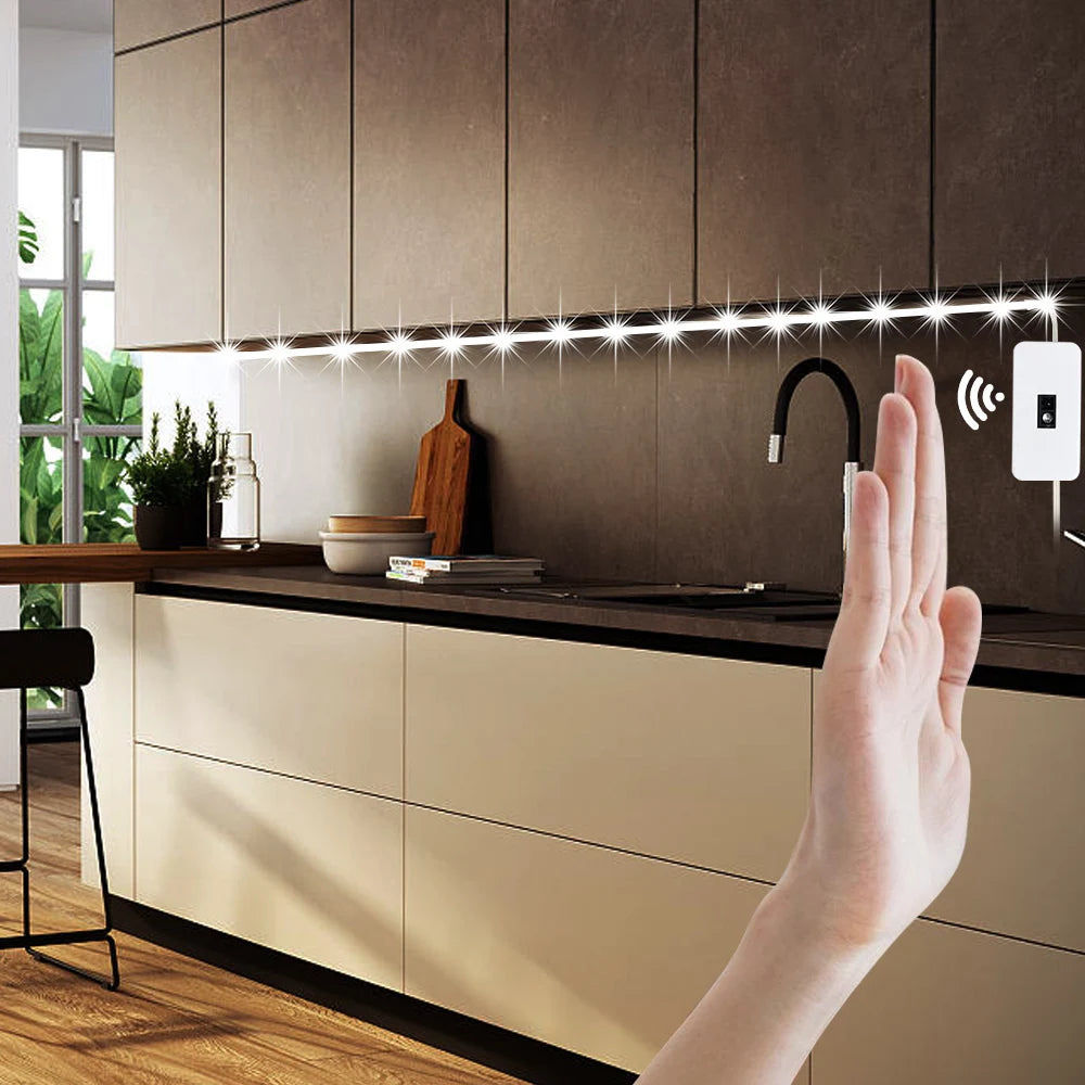 DC 5V Lamp USB Motion LED Backlight TV Kitchen LED Strip Han