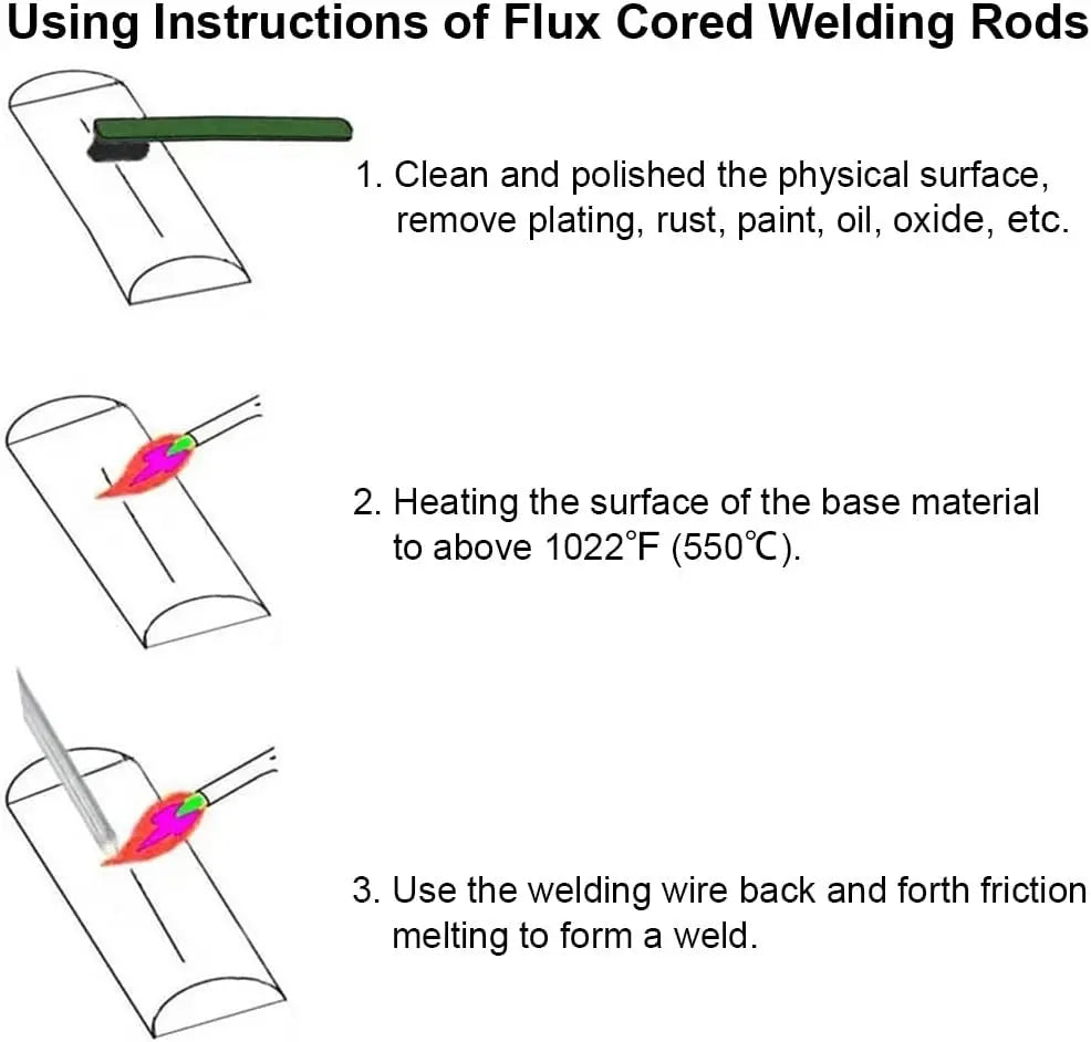 1M Low Temperature Easy Melt Aluminum Welding Rod Cored Wire