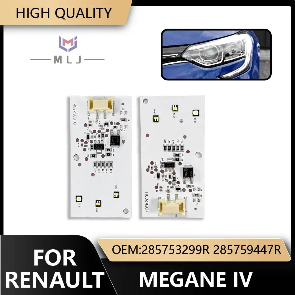 DRL Chip White Daytime Running Light Board For Renault Megane IV Headlight Replacement