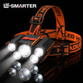 5 LED Flashlight Rechargeable with Built in Lithium Battery 