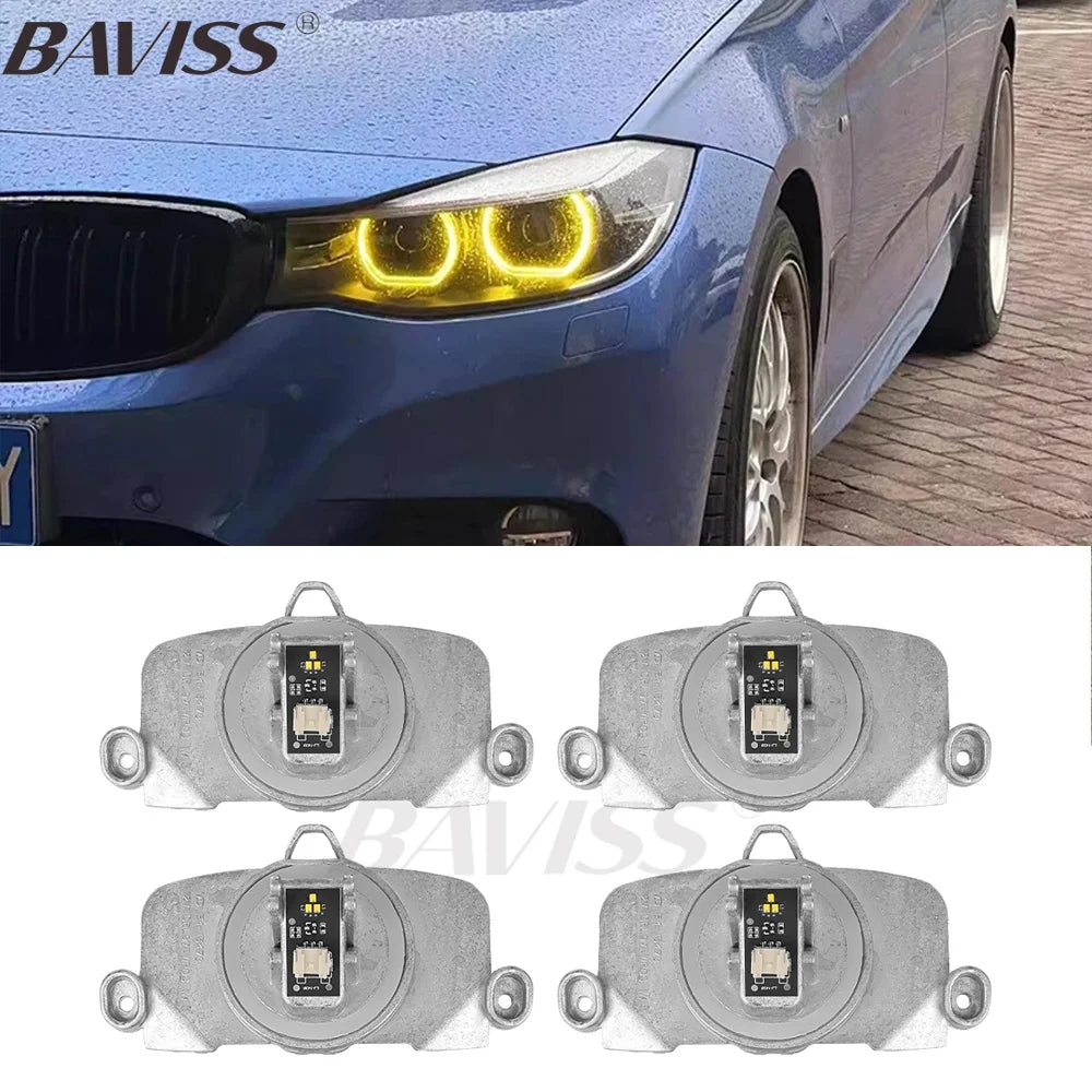 headlights DRL chip Ballast LED boards Yellow Direct replacement Bright Yellow for bmw F30 F35