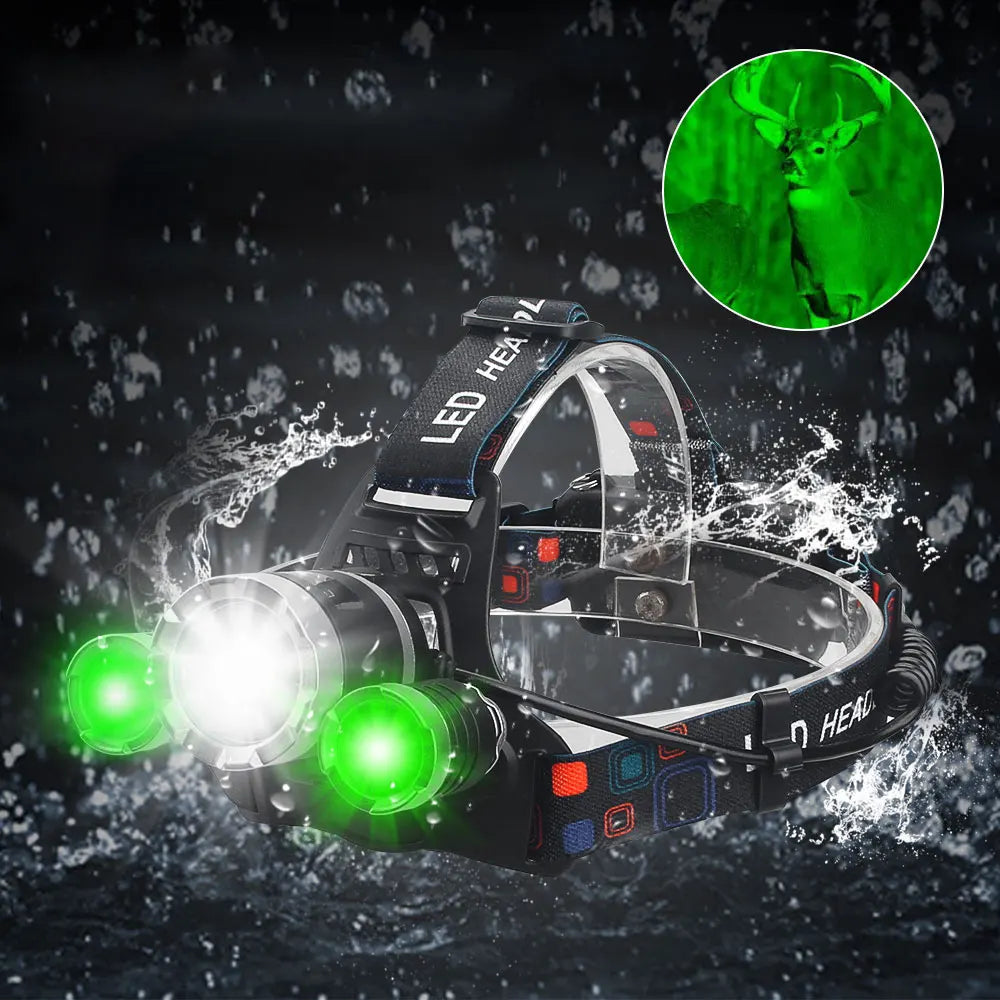 90 Super Bright Led Headlamp Use 18650 Battery Fishing Headl
