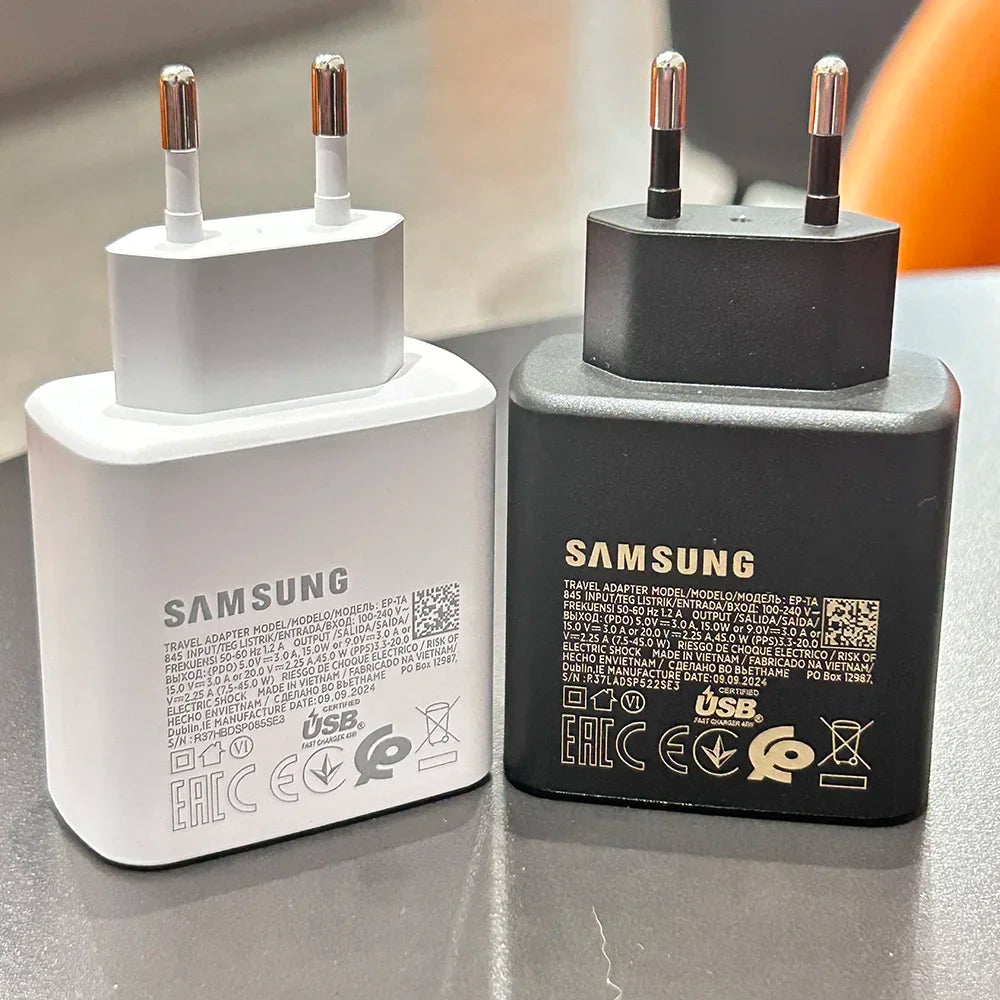 Samsung 45W PD Charger Super Fast Charging For Galaxy S25 Ul