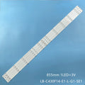 LED Backlight Strip for 4pcs/1lot Hitachi LE43A509A LU43V809 UHD43D5000ISX LB43006 LB-C430U14-E1-A-G2-DL1