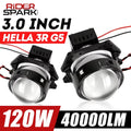 3.0inch Hella Bi Led Lenses 90W Spotlights Car Headlight Bul