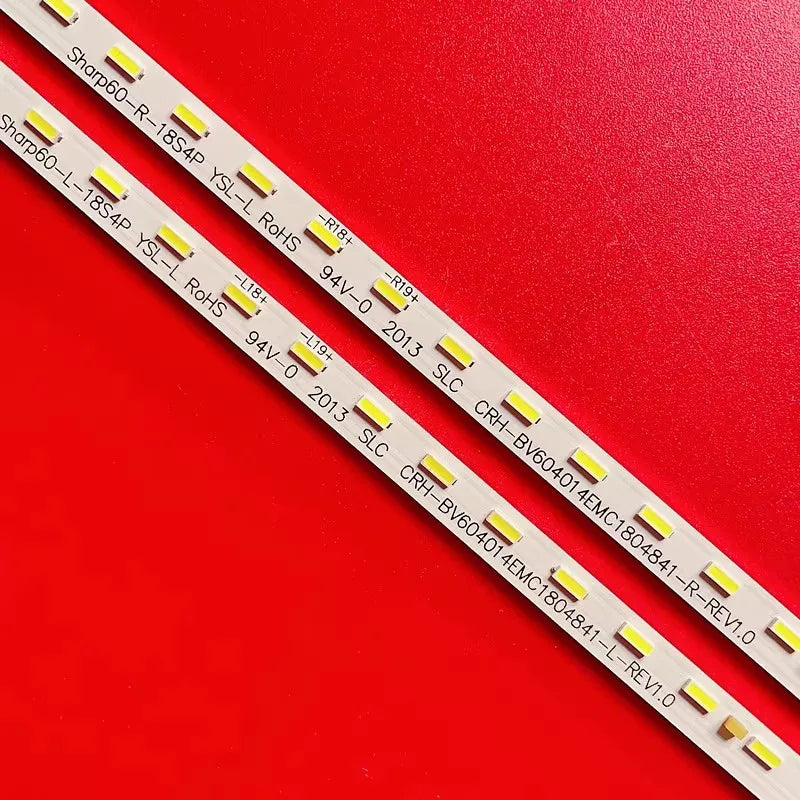 LED Backlight Strip for Sharp 4T-C60AL1X SC-E60-18S4P-4014-310A-L R Shqrp60-L-18S4P