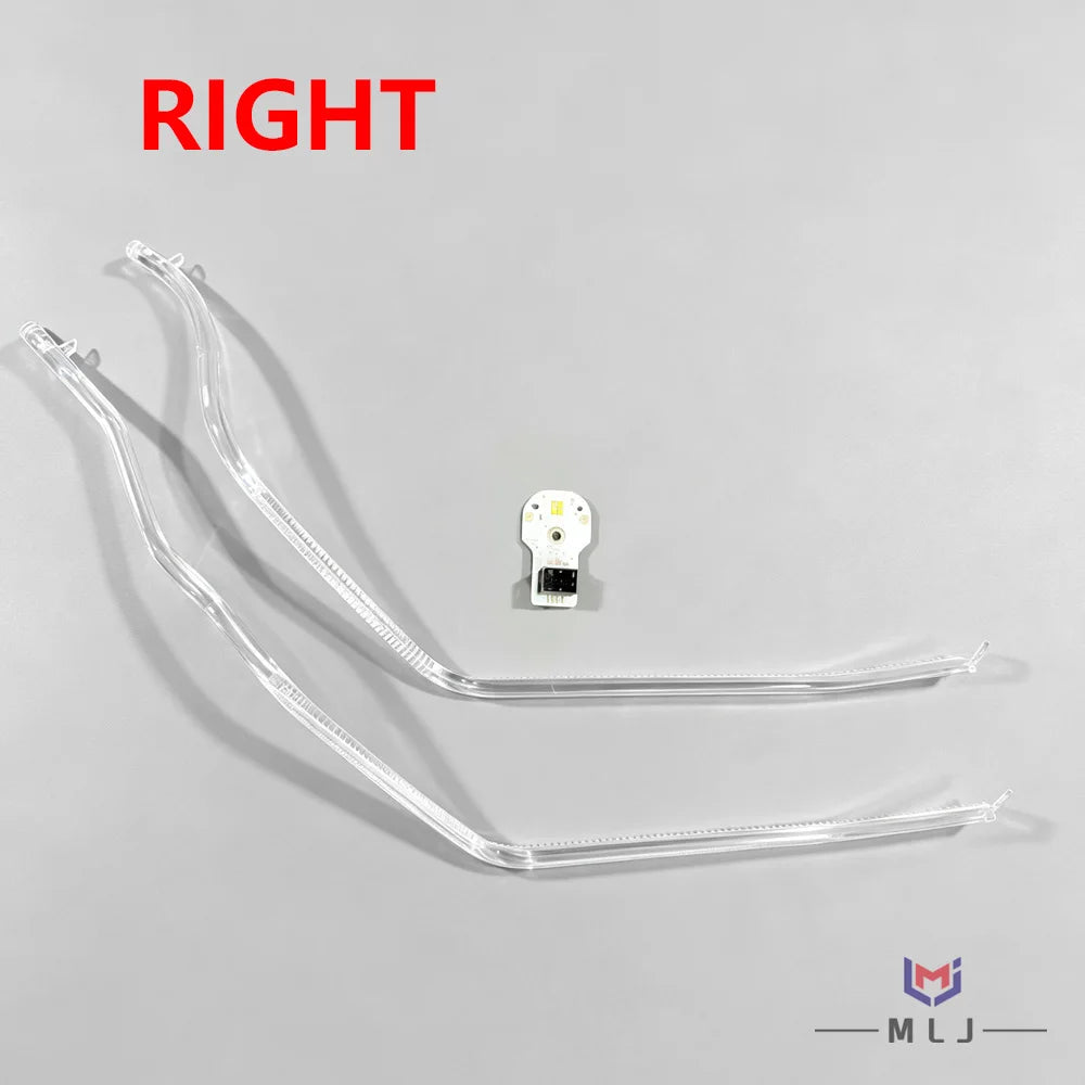 Headlight Angel Eye DRL Chip Boards Light Guide Acrylic Tube Strips Daytime Running Light for Volkswagen