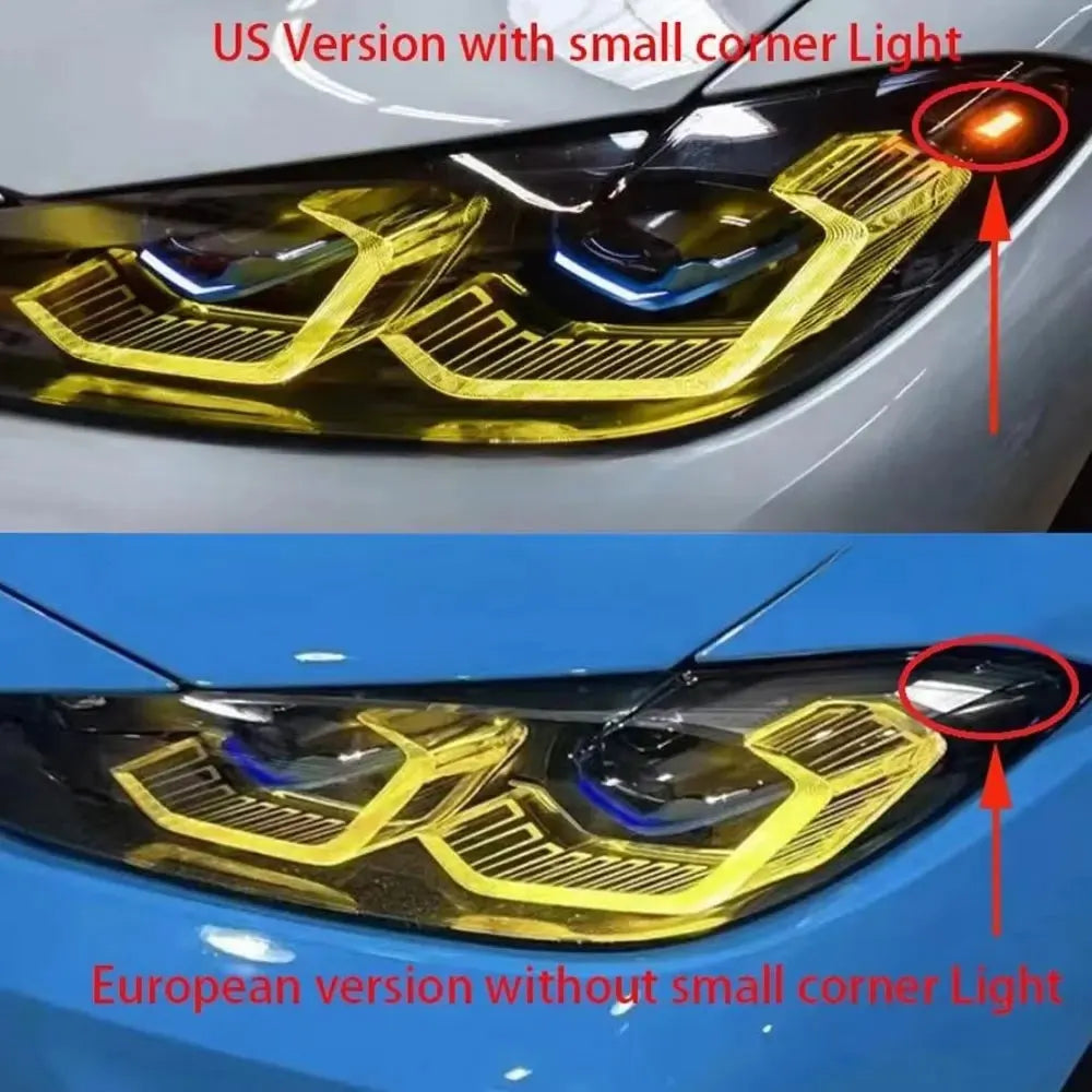 Angel Eye DRL LED Module Set For 21-23 BMW M3 M4 G22 G23 G26 G80 G82 G83 430i M440i Laser Headlight Daytime