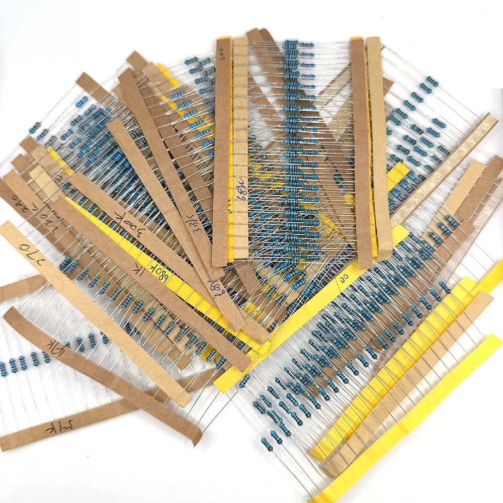 Metal Film 1 4W Film Resistor 300 600Pcs 4W Metal 10R 1M Res