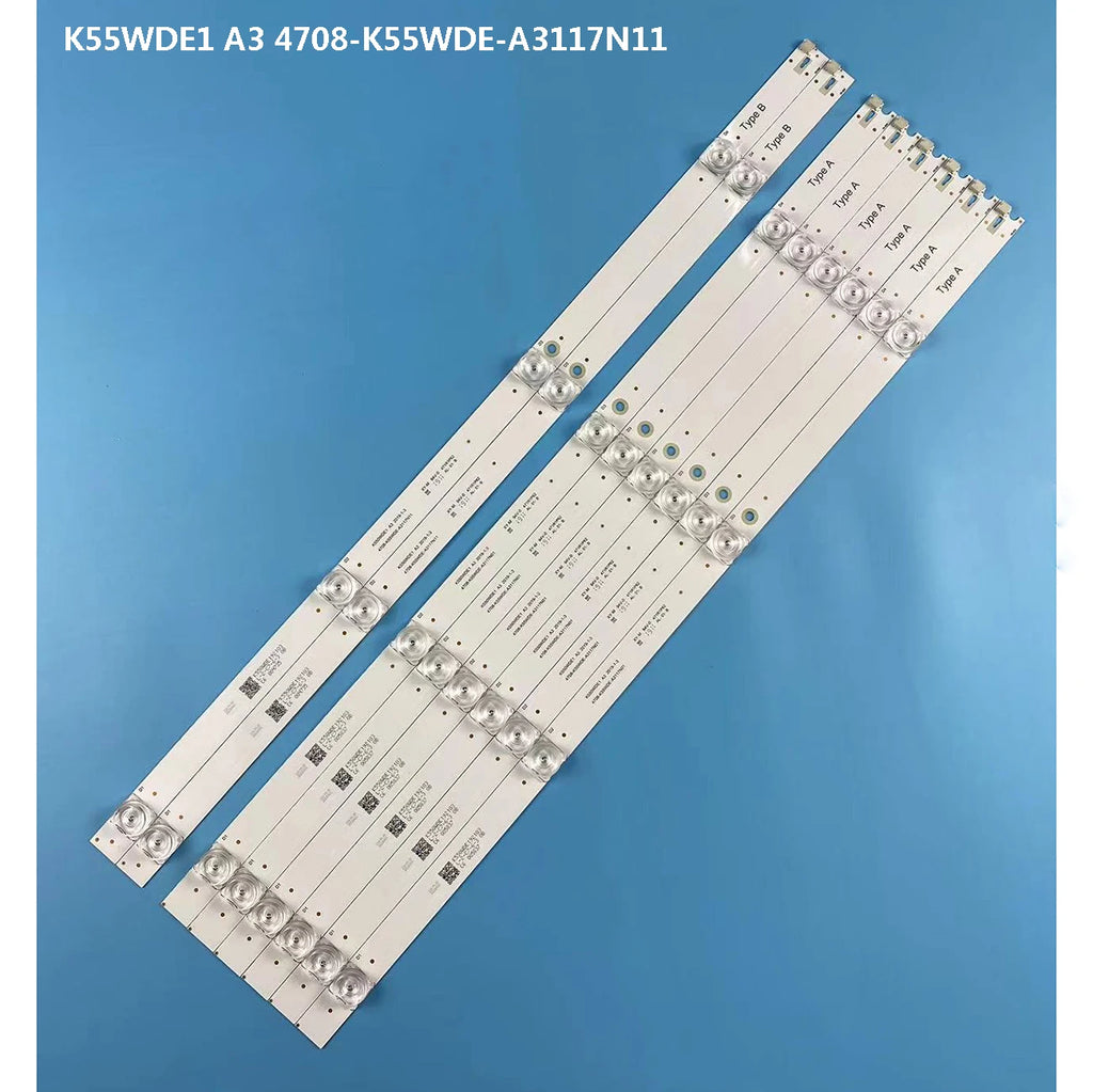 LED Backlight Strip for 55PUF7194 55PUF7194/T3 4708-K55WDE-A3117N01 A3117N11 K550WDE1 A3 - Replacement TV