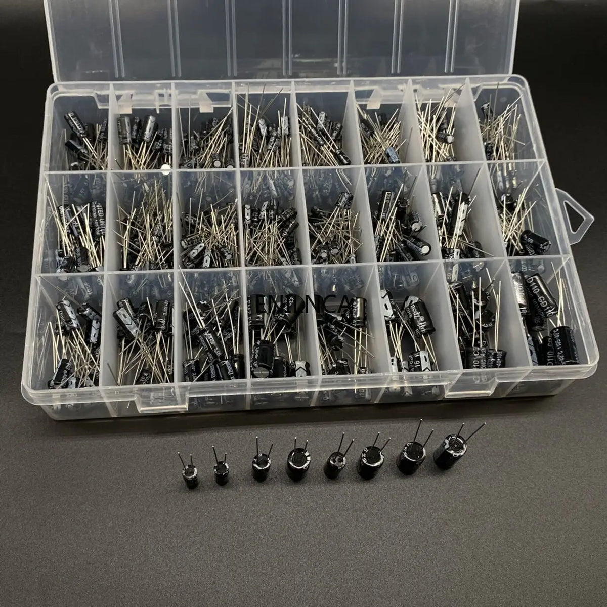 510Pcs/lot 0.1UF-1000UF 24Values Aluminum Electrolytic Capac