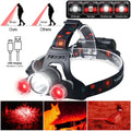 90 Super Bright Led Headlamp Use 18650 Battery Fishing Headlight Head lamp 4 Gear Outdoor Hunting Camping Waterproof Head Light
