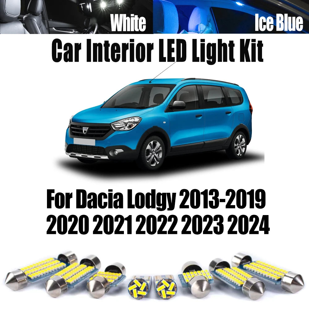 11-Piece LED Interior Light Kit for 2013-2022 - Canbus Error-Free Interior Bulbs