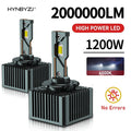 2pcs D1S D3S LED Car Headlights Bulbs D2R D2S D4R D4S D5S D8